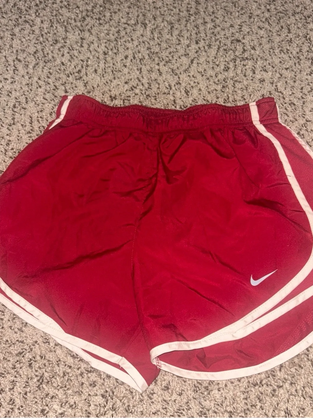 Red Nike shorts!
